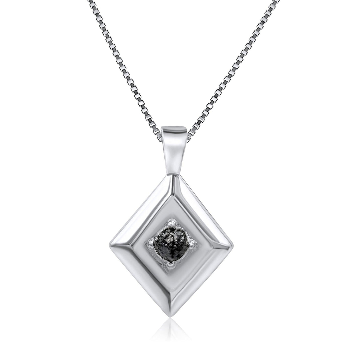 Natural Diamond Pendant Necklace - Uniquelan Jewelry
