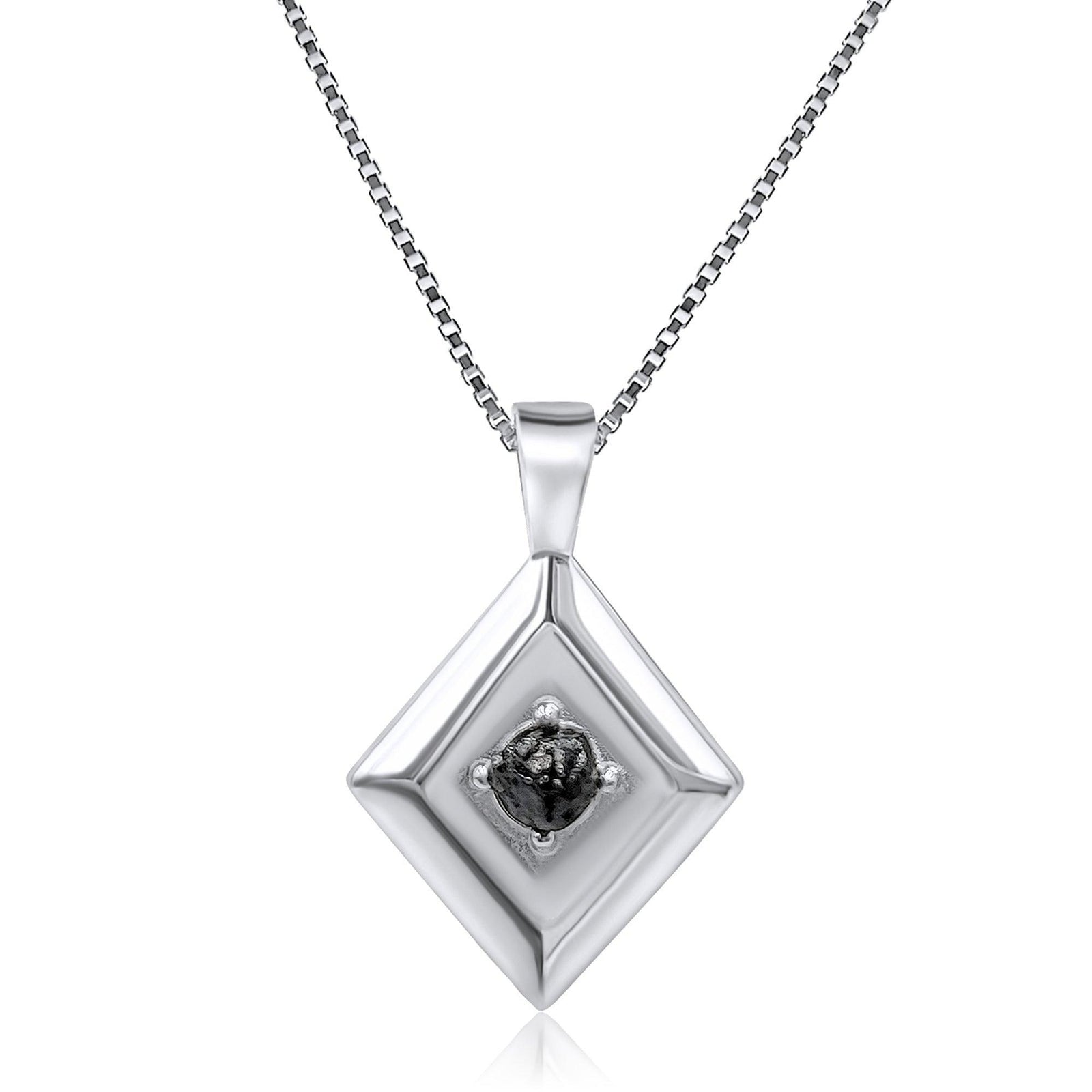 Natural Diamond Pendant Necklace - Uniquelan Jewelry