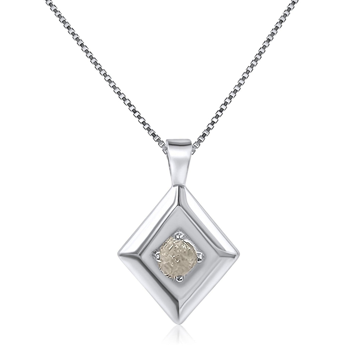 Natural Diamond Pendant Necklace - Uniquelan Jewelry