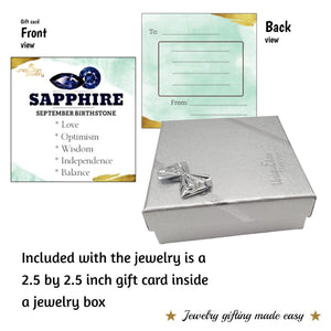 Natural Sapphire Heart Bracelet - Uniquelan Jewelry