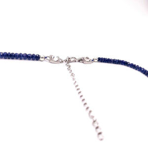 Natural Sapphire Strand Necklace - Uniquelan Jewelry