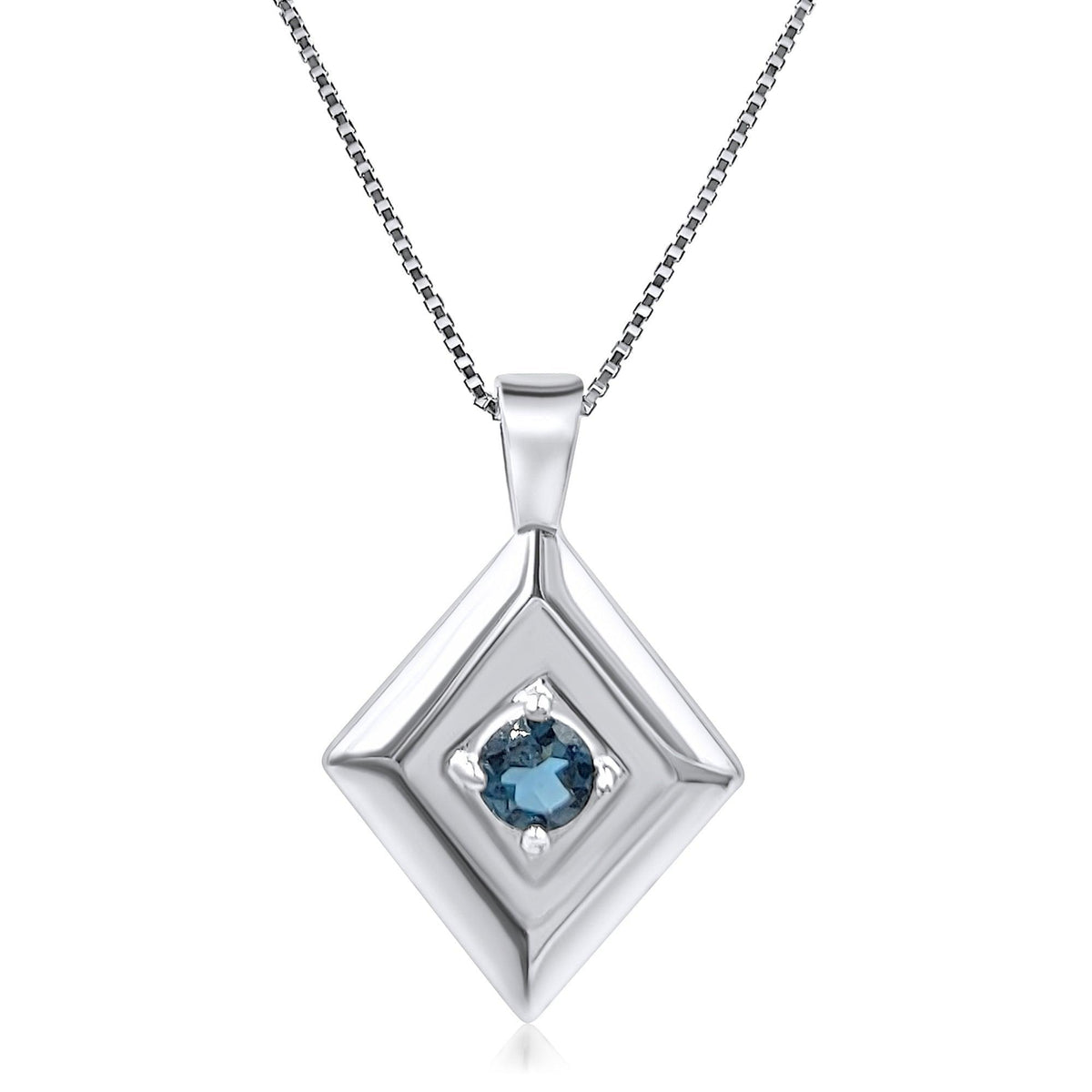 Natural Topaz Pendant Necklace - Uniquelan Jewelry