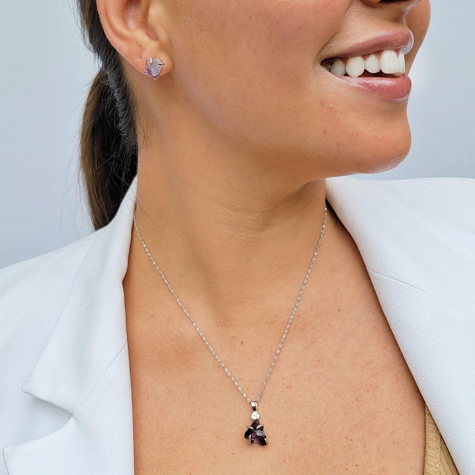 Raw Alexandrite Necklace - Uniquelan Jewelry