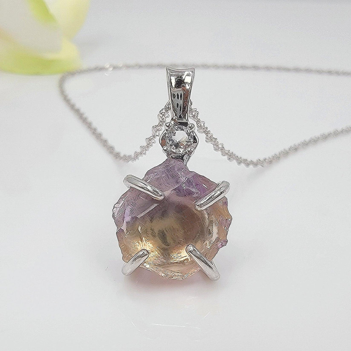 Raw Ametrine Necklace Set - Uniquelan Jewelry