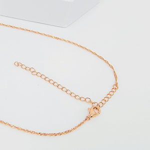 Raw Aquamarine Crystal Necklace - Uniquelan Jewelry