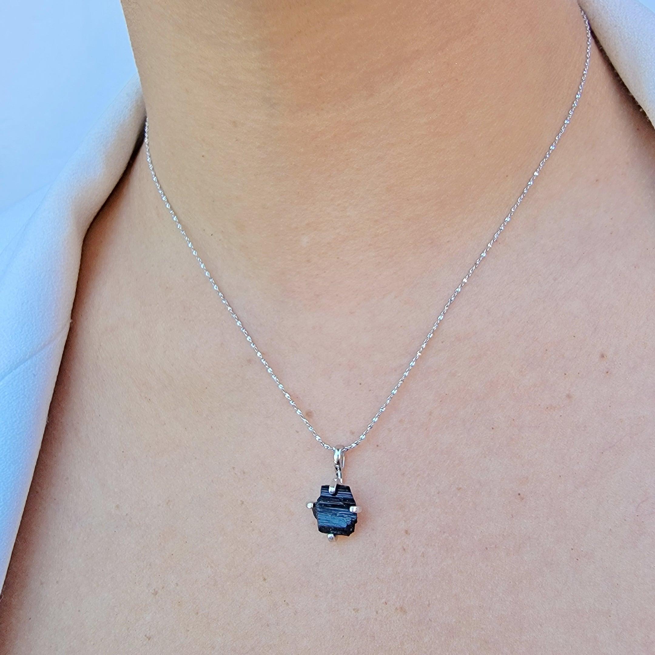 Raw Tourmaline Necklace
