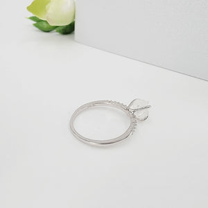 Raw Clear Quartz Ring - Uniquelan Jewelry