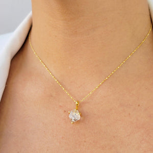 Raw Herkimer Diamond Necklace Set - Uniquelan Jewelry
