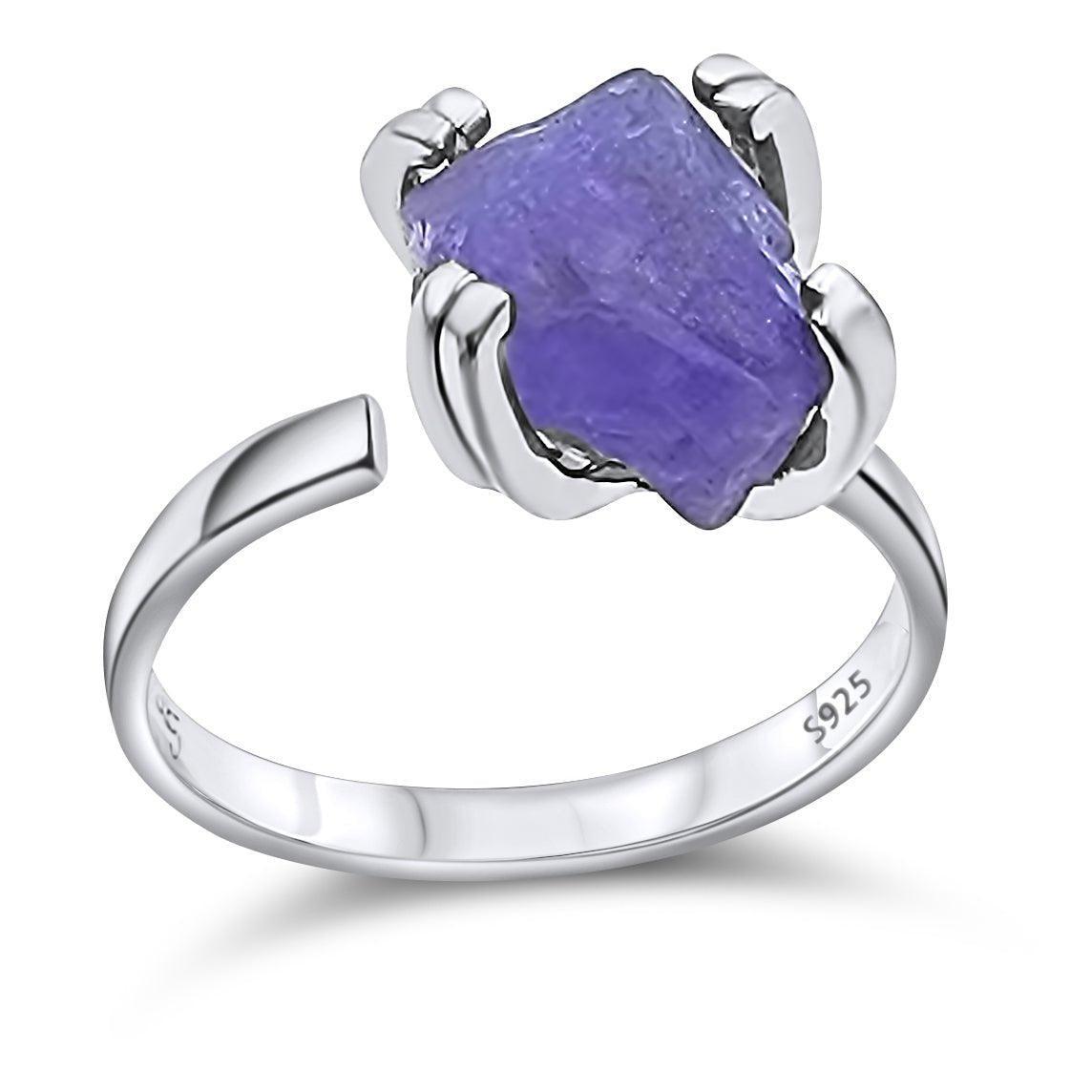 Buy Today Seven Stone Tanzanite Gemstone Stackable Ring By Chordia Jewels