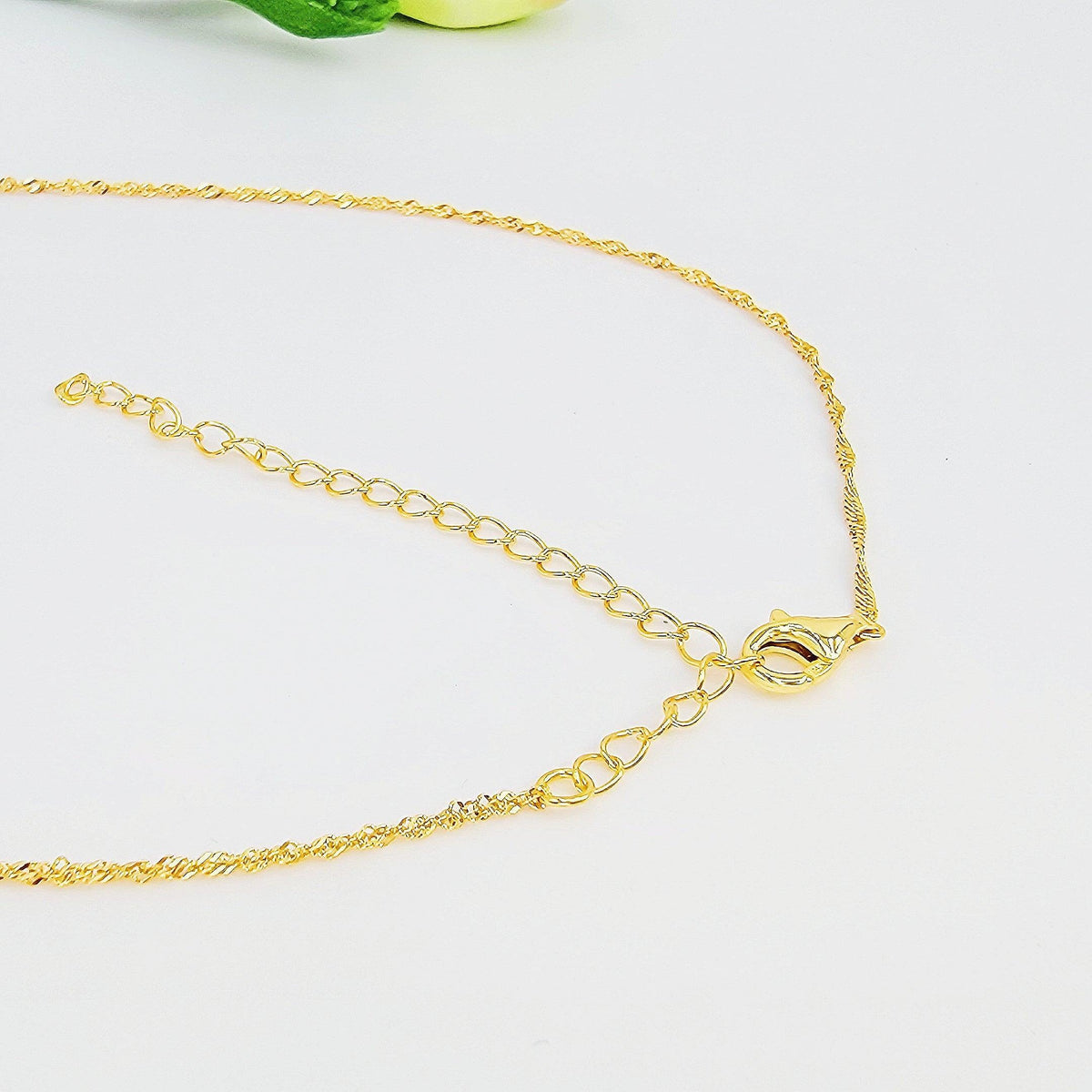 Raw Yellow Sapphire Necklace - Uniquelan Jewelry