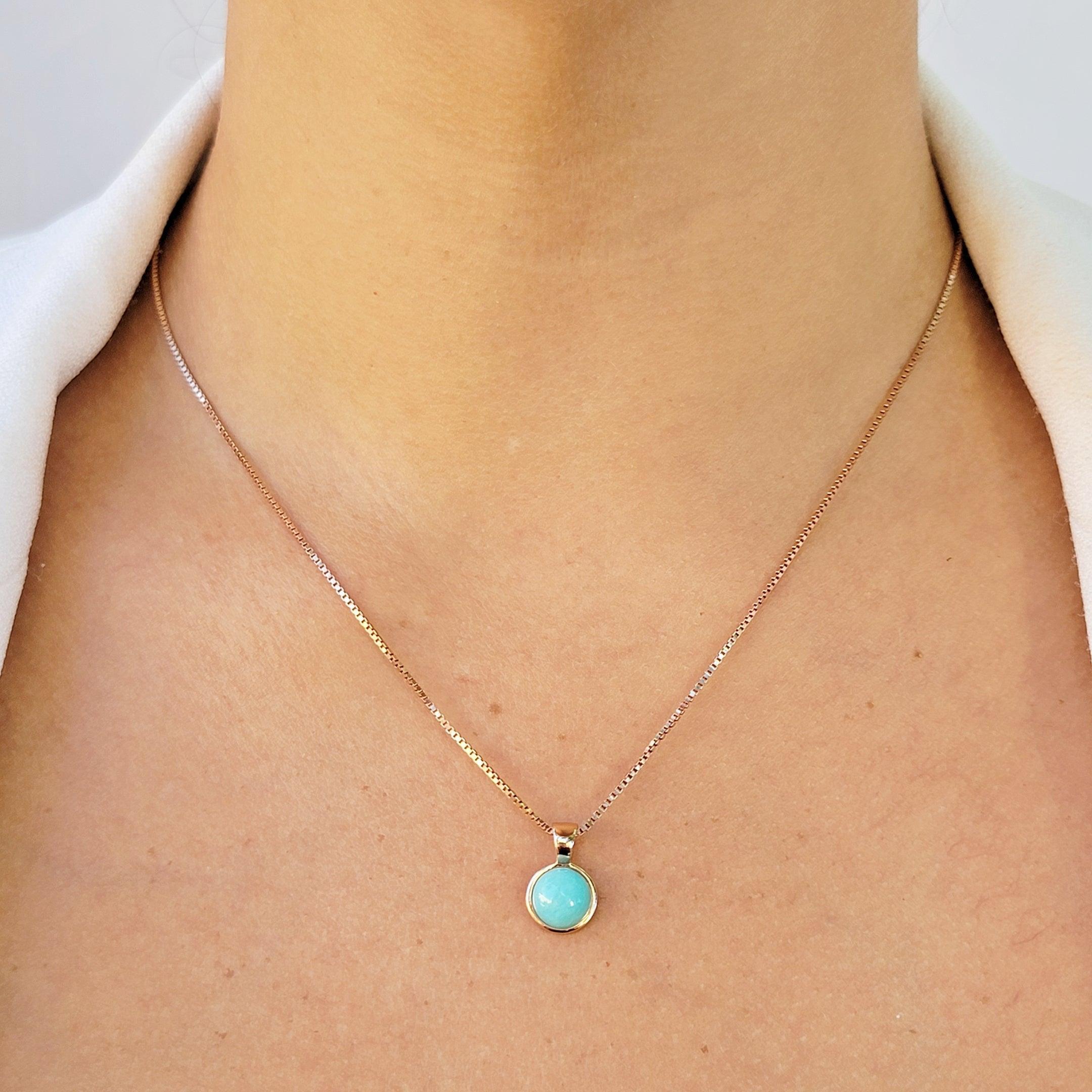 Real amazonite deals necklace