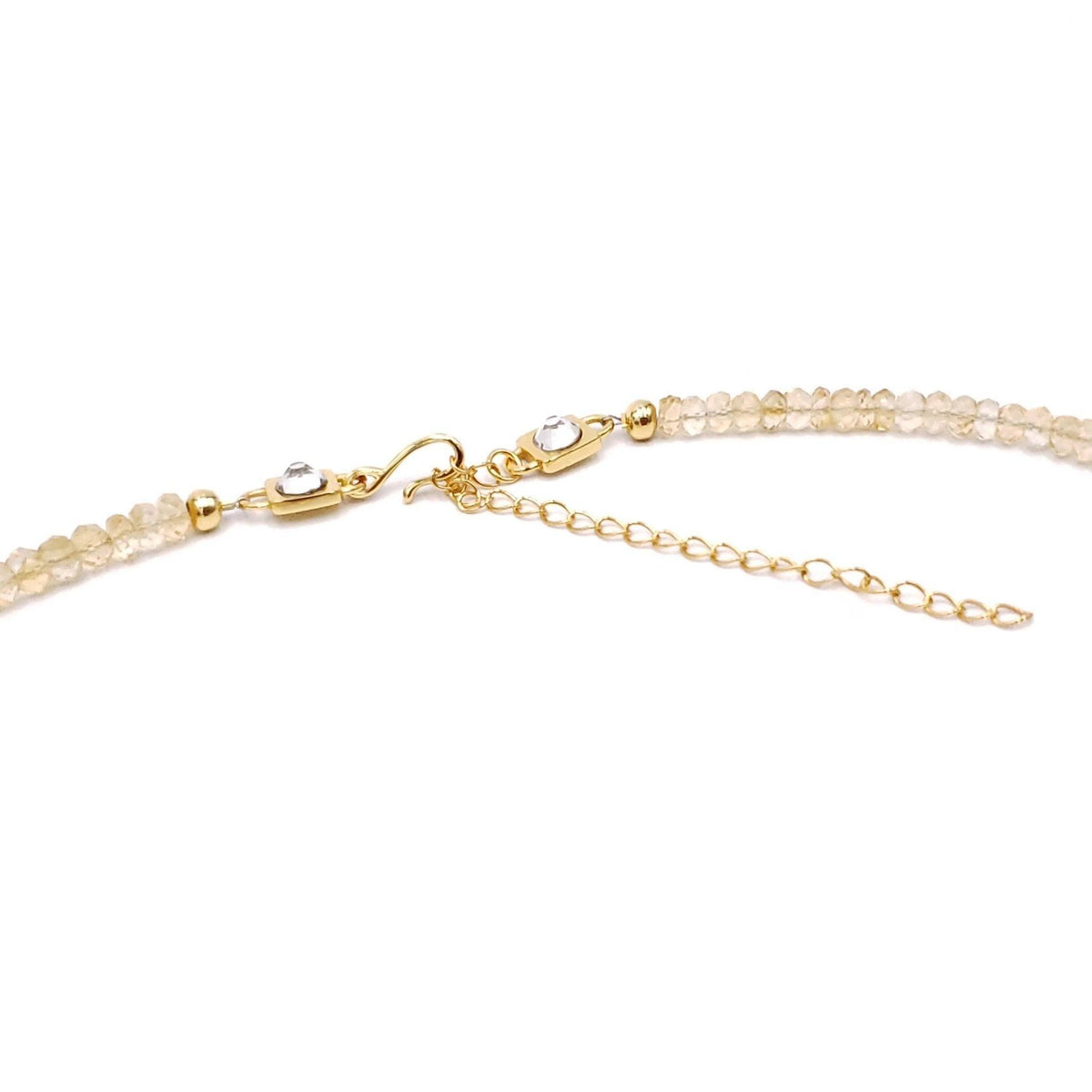 Real Citrine pendant Strand Necklace - Uniquelan Jewelry