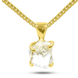 Real Raw Herkimer Diamond Pendant - Uniquelan Jewelry
