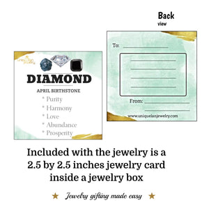 Real Raw Herkimer Diamond Pendant - Uniquelan Jewelry